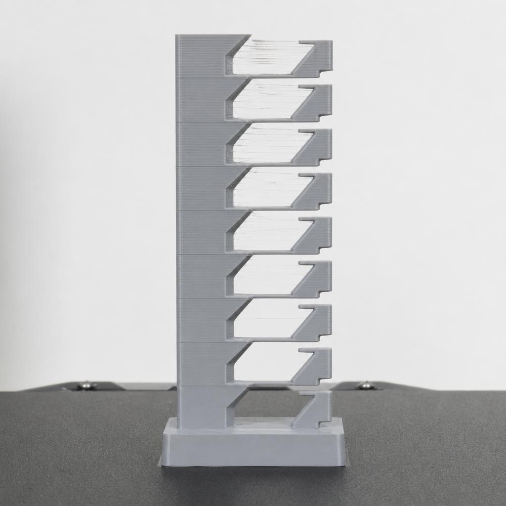 Torre de calibração de retração impressa em 3D para resolver stringing